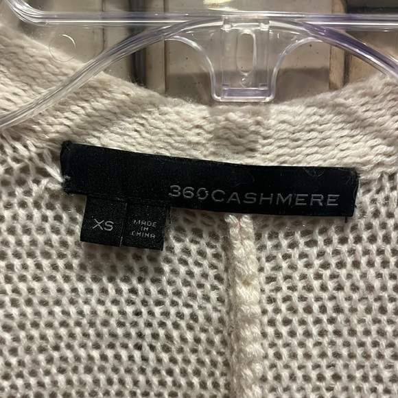 360 Cashmere Fringe Cardigan - Picture 2 of 5